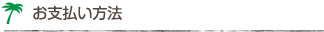 お支払い方法