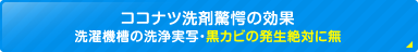 ココナツ洗剤驚愕の効果